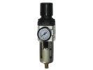 TEAW-3000-03-D, Filtr s regulátorem a manometrem, průtok 2500Nl/min, pracovní tlak 0-1MPA, připojení 3/8 palce, TECHNOLINE